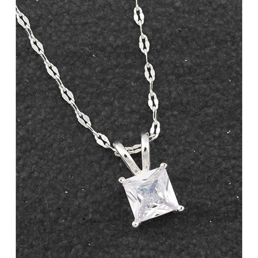 Picture of ELEGANCE SQAURE CRYSTAL NECKLACE